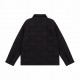 P3551v 23ss fall and winter new checkerboard jacket cotton using custom fabrics positioning tailoring chest LOGO letters embroidery custom hardware accessories simple versatile high quality men and women with the same mo