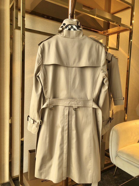 900  Men's Sandringham Collection Long[BUR ace pointed goods, the treasure of the town store] can inherit several generations of classic trench coat, the top of the original original fabric, the market is the most cattle