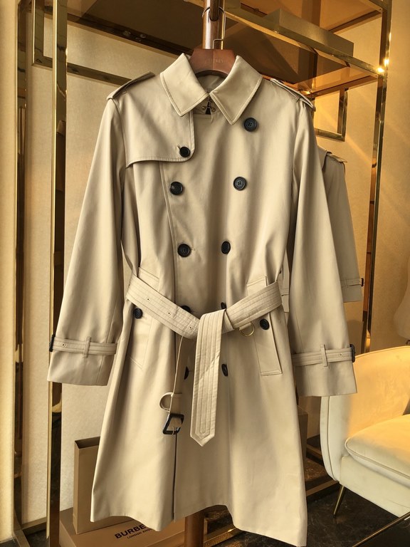 900  Men's Sandringham Collection Long[BUR ace pointed goods, the treasure of the town store] can inherit several generations of classic trench coat, the top of the original original fabric, the market is the most cattle