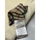 p380 Burberry War Horse Embroidered Plaid Lamb CoatThis soft fleece jacket is made in Italy from a worsted wool-cashmere blend with plaid elasticized cuffs for a layering style.Ageing versatile lambswool jacket, loose H 