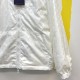 P455 1V Louis Vuitton Reversible Jacquard White Coat Jacket Trench Coat, Louis VuittonSize S-XLOne side of the Lv ornamental needle embellished chest wearing simple fashion, the other side is the classic old flower logo,