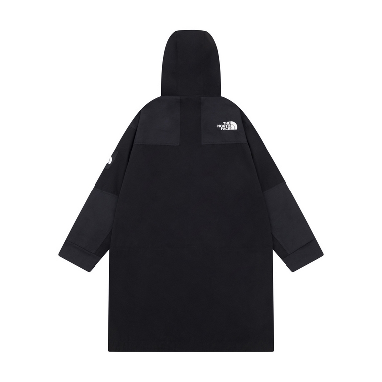 365  (Top Long Ceiling)[The North Face TNF Long Embroidered Hooded Jacket Windbreaker Punching Jacket Top Three Colors Together Style Windproof and Warm - All Online Shelf - Tired of seeing the short version Then come in