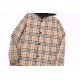 P365 BBR 23FW Classic Small Plaid Reversible Jacket Button VersionCustom weaving and dyeing khaki plaid fabric, plaid size and zp consistent, the difference between the market ready-made fabric plaid large 1cm glance fal