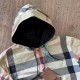 P385burberrBBr Burberry reversible two-way vintage plaid recycled polyester jacket jacketSize：XSSMLOur family this year's fall and winter models are finally hot on the line, sports jacket heavy attack, the counter is pri