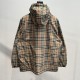 400 burberry Burberry 23FW Classic Small Check Reversible Jacket Button DownSIZE XSSMLCustom weaving and dyeing khaki plaid fabric, plaid size and zp consistent, the difference between the market ready-made fabric plaid 