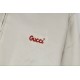 P430 Guci 2023FW New FallWinterReversible jacket with long sleeves and collarNavy blue GG nylon canvas on one sideBeige nylon canvas on the other sideColor-coded ribbed pipingBrand logo embroideryMetal zipper closure wit