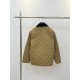 P410BurberrBbr Burberry Corduroy Collar Diamond Quilted Jacket CoatSize：SMLXLWith a sharp corduroy collar and a Vintage check interior, it's adorned with the label's logo appliqué. At least 70% of the main materials in t