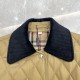 P410BurberrBbr Burberry Corduroy Collar Diamond Quilted Jacket CoatSize：SMLXLWith a sharp corduroy collar and a Vintage check interior, it's adorned with the label's logo appliqué. At least 70% of the main materials in t