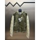 550 Dior Dior Colorblocked Rattan Check Short JacketCrafted from beige leather, the tech-fabric sleeves are adorned with rattan check and ribbed detailing, a beige patch at the chest and patch pockets at the front. The z