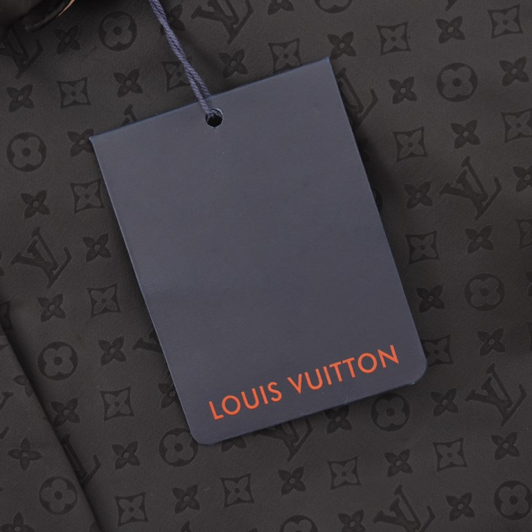 Next day shipping  550 (support put in store)Louis Vuitton Louis Vuitton New Hidden Hooded Casual Thin Cotton JacketTwo-color the same model, the counter in the sale of genuine purchases contrast order, top waterproof fa