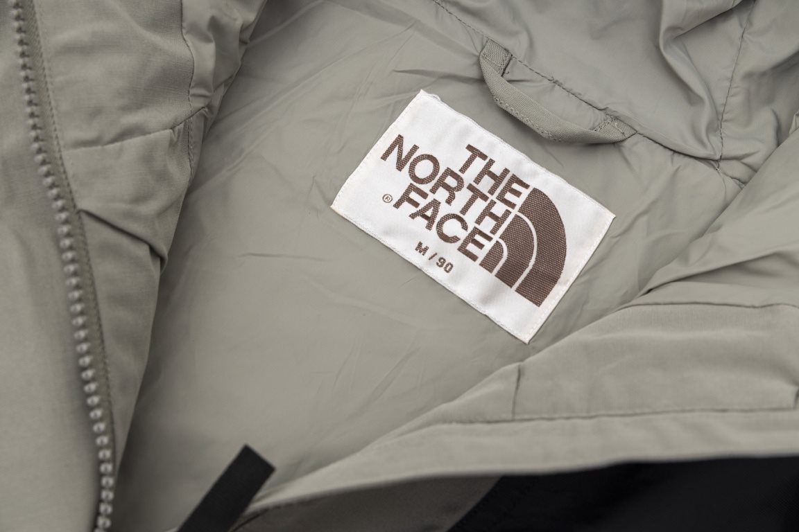 365  (Top Long Ceiling)[The North Face TNF Long Embroidered Hooded Jacket Windbreaker Punching Jacket Top Three Colors Together Style Windproof and Warm - All Online Shelf - Tired of seeing the short version Then come in