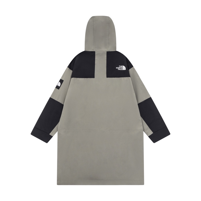 365  (Top Long Ceiling)[The North Face TNF Long Embroidered Hooded Jacket Windbreaker Punching Jacket Top Three Colors Together Style Windproof and Warm - All Online Shelf - Tired of seeing the short version Then come in