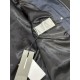 p500 Dior Dior Zipper Short JacketThis collegiate-inspired zipped short jacket combines different materials, colors and textures to create a contrasting silhouette. Crafted from brown cowhide leather, the tech-fabric sle