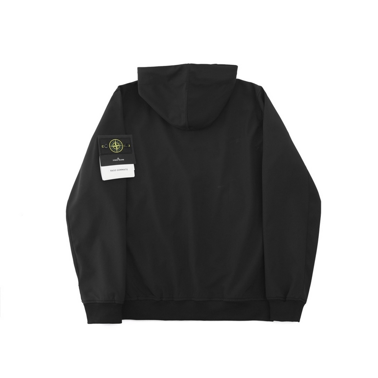 285  Item #519Stone Island SHELL-R Series Jacket CoatThickened polyester composite fabricSame as the original, with improved windproofness and comfort.Multiple pockets for energy efficiency.Couple's Black-Carbon GraySize