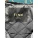 P370Fendi 23ss fallwinter high version of the original fabric of the cotton jacket with workwear pockets Fendi hardware hooded jacketColor blackSize M-3XL