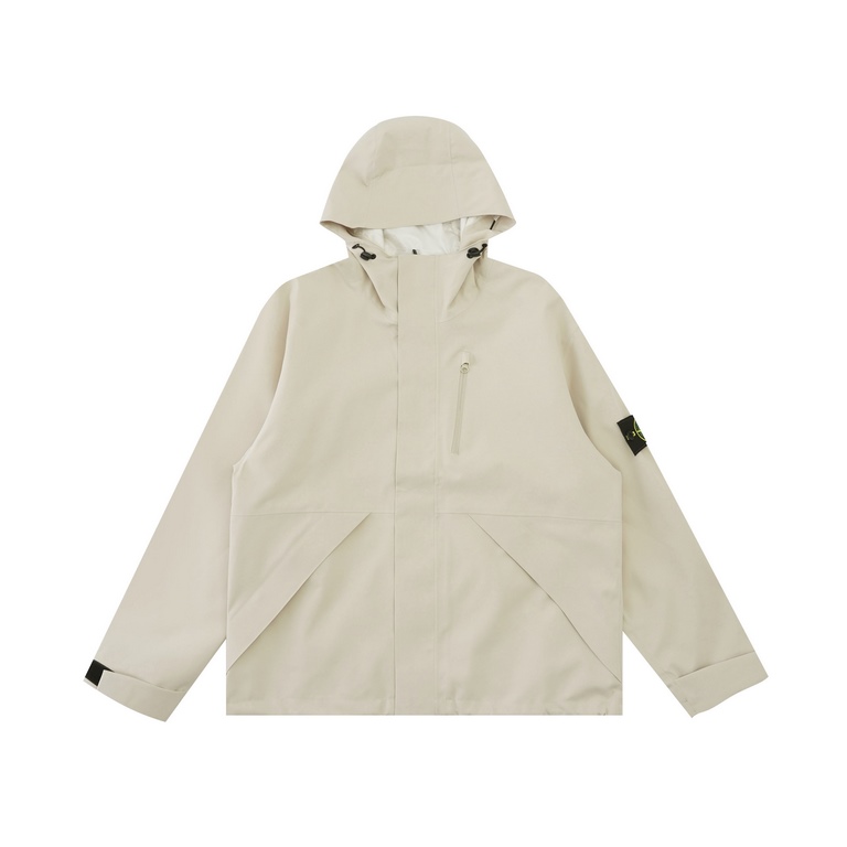 390  Item #521Stone IslandStone Island 3-in-1 Outdoor Peplum Functional Punching Jacket Cotton JacketWaterproof and water-resistant fabric, 3-in-1 design, removable inner liner.Original double hang tags, double washed, o