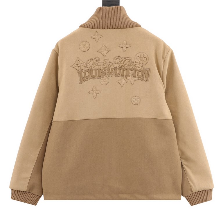 455Louis Vuitton Louis Vuitton Embroidered Leather Patchwork Jacket CoatOriginal purchase, is also the season's ceiling single, all the fabrics and accessories preparation time took 3 months, fixed weaving and dyeing 900