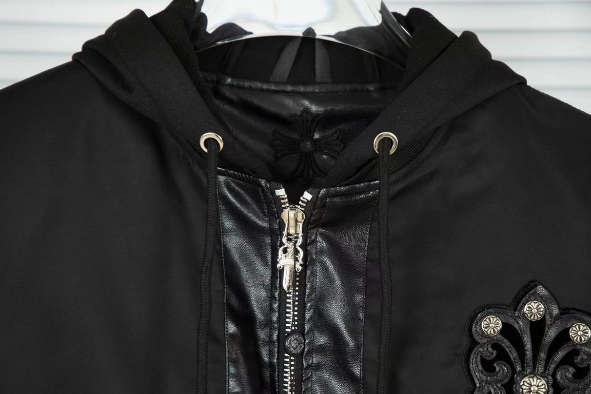 365Model No. DA07Chrome Hearts  Chrome Hearts SS23 Heavy Duty Studded Leather Label Embroidery-Authentic reproduction of the original fabric Detailed 11 production.-Buckle hardware and a variety of accessories are 11 cus