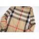 P350 BBR 23FW Classic Large Plaid Reversible Jacket Coat Button VersionCustom weaving and dyeing khaki plaid fabric, plaid size and zp consistent, the difference between the market ready-made fabric plaid large 1cm glanc