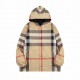 P350 BBR 23FW Classic Large Plaid Reversible Jacket Coat Button VersionCustom weaving and dyeing khaki plaid fabric, plaid size and zp consistent, the difference between the market ready-made fabric plaid large 1cm glanc