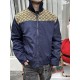 GUCCIGucci Patchwork Zipper Jacket Jacket Up effect#