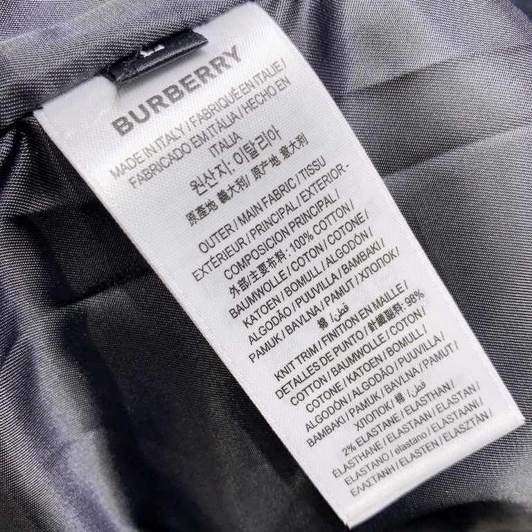 350 BURBERRY Burberry new jacket customized fabric counter with the same quality super heavy fabric workmanship   version of the perfect Note   fabric super comfortable non-market ordinary goods Size M-XXXLH05