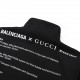 P285Brand：【 GUCCI  BALENCIAGA 】Fabric 100T Polarized Fleece 400gYardage XS. S. M. L.Color Gray. Black, Black, Black, Black, Black, Black, Black, Black, Black, Black, Black, Black.The whole network exclusive custom co-bra