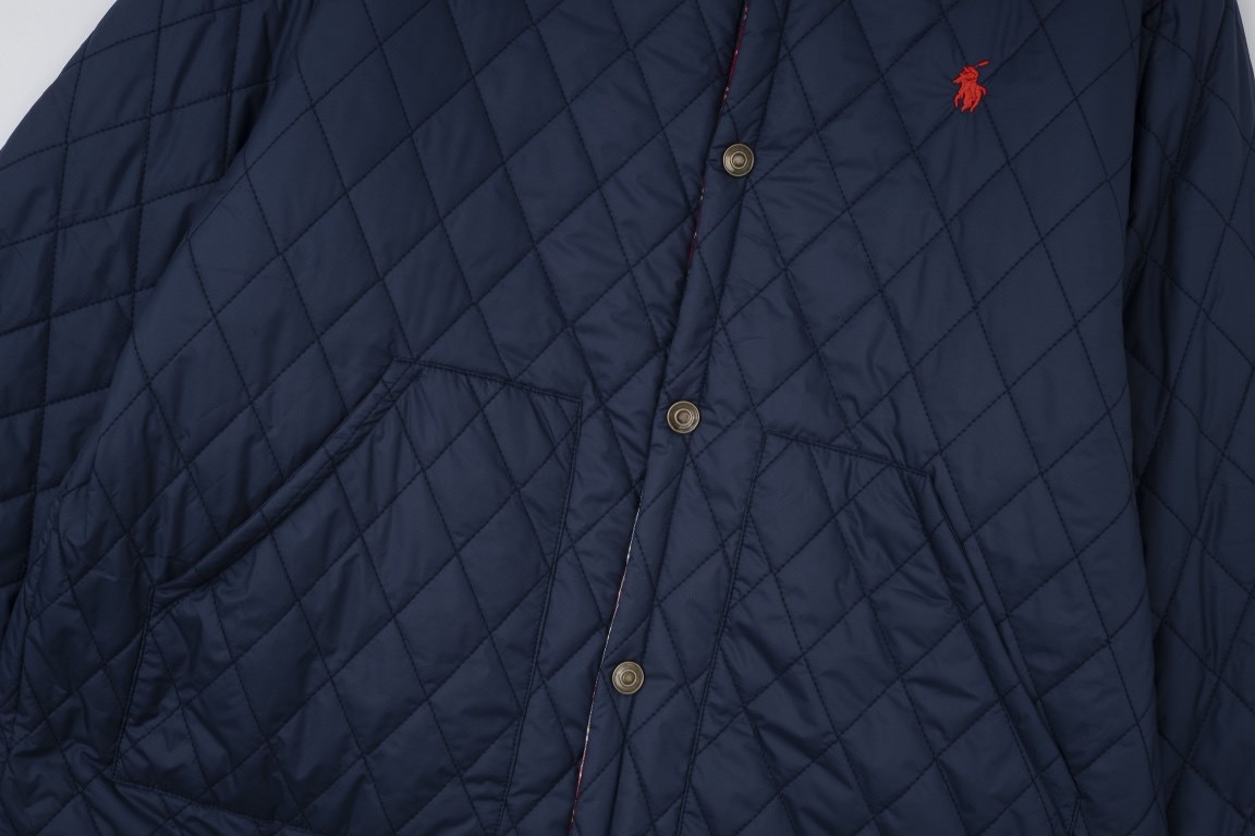 265  (cooling ceiling)[Ralph Lauren Cooling              Jacket Cotton Jacket Coat super versatile style good-looking absolute absolute sub sweet round vegan style]Old money style antique cotton clothes - red label Polo 