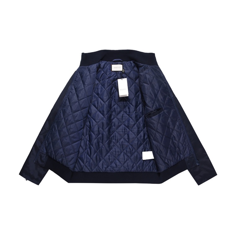 P305  (Top Version Distinctive Shipping) Gucci   Pineapple Collection Patchwork Denim Jacket (Cotton) This GG motif takes a different and exaggerated approach to the classic double G monogram intertwined motif, which has