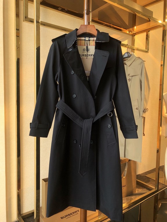 P840  Women's Waterloo Fit - Long Heritage Trench CoatBUR ace pointed goods, the treasure of the town store] can be inherited for several generations of the classic trench coat, the top of the original original fabric, t