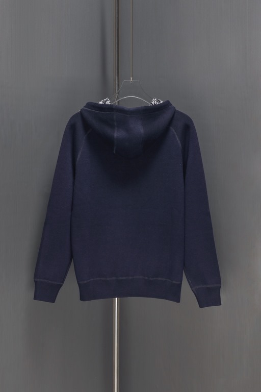 450 (can be stapled if not in stock)DIO CD Dior 2023 FW FallWinter Knit Hooded JacketCustomized navy blue cotton fabricClassic Oblique jacquard liningLogo embroidery on front hemZipper placket closure with engraved hardw