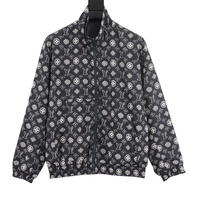 Next day shipping  445 (support put in store)LouisVuitton All-over Floral Logo Reversible JacketThe very versatile full flower pattern jacket is coming on strong! Reversible very versatile, never out of fashion, on the b