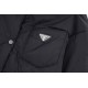 330Model No. C72prada prada new classic triangle label lapel down cotton cotton-cotton jacket11 to the version of the fabric classic triangle label simple atmosphere version of super good winter models must be lined with