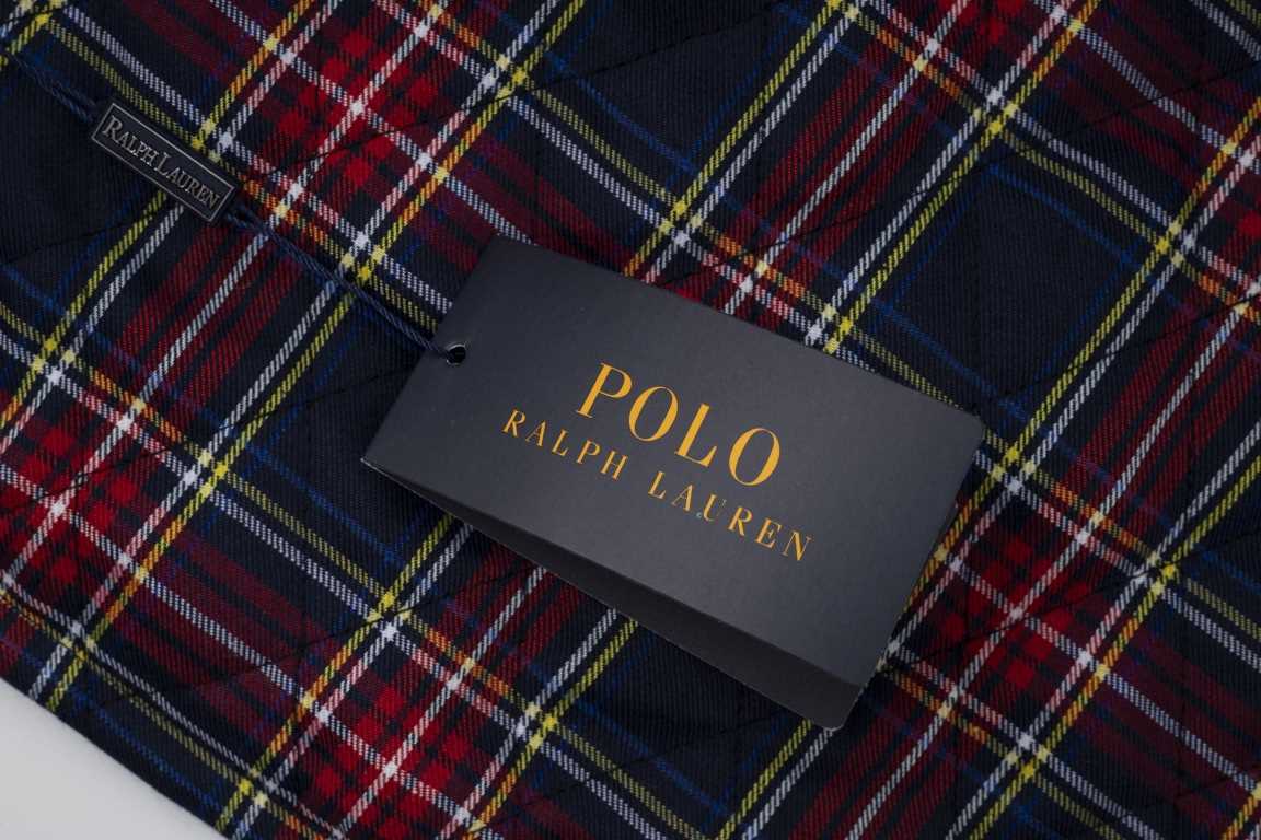 265  (cooling ceiling)[Ralph Lauren Cooling              Jacket Cotton Jacket Coat super versatile style good-looking absolute absolute sub sweet round vegan style]Old money style antique cotton clothes - red label Polo 