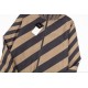 335  (Reversible)FENDI Fendi full printed LOGO reversible jacket, divided into striped surface and full LOGO jacquard surface, the two styles switch at will, the style does not need to say more, low-key luxury reversible