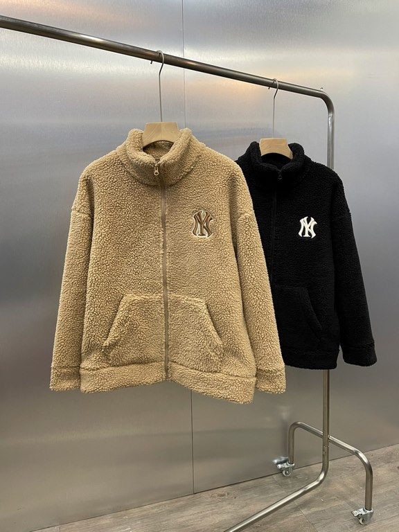 295  Item No. 778MLB22ss Hong Kong counter models lamb wool jacket coat warm windproof sports leisure modelsClassic MLB logo on chest and back.Full chest embroidery and original YKK zipper.Back logo is embroidered with i