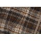 p465 Ceine 2023 FW fall and winter newPlaid lapel long-sleeved jacketCustomized tweed fabricLogo embroidery on front chestBrown color for added ambianceRibbed knit at the hem of the sleevesSlightly loose fit Not too fuss