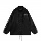 P315balenciablcg23 new logo plain print hooded coat windbreaker jacket customized dyeing cotton blend material, the texture is very soft, and the inside of the same plus a layer of blended material lining, comfortable an