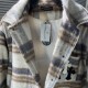 345                        Cotton thickeningChrome Hearts 23Fw Chrome Hearts winter tweed plaid leather cross cotton jacket winter small fresh many netroots blogger card on the body Xiaohong book explosion   selection cu