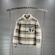 345                        Cotton thickeningChrome Hearts 23Fw Chrome Hearts winter tweed plaid leather cross cotton jacket winter small fresh many netroots blogger card on the body Xiaohong book explosion   selection cu