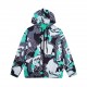 P330High qualityLV Louis Vuitton 23ss fall and winter new collage portrait hooded drawstring jacket with digital direct print process original hardware accessories XSSML