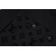 p415 1V 2023 FW New FallWinterCotton Jacket Style Long Sleeve ShirtCustomized black cotton canvas fabricClassic monogram embossingVelvet effect pattern in the centerUnisex fitConcealed pockets on front and square studs o