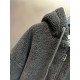 p455 Celine Celine Studded Hooded JacketFabric customized Stussy high quality 500 grams of lamb wool, lining custom reflective material 20D tweed fabric, simple and generous design with the elements of the hat willow nai