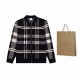 240 (top version, differentiated currency)Style Burberry Burberry Chest Stripe Patchwork Plaid Jacket JacketColor Picture ColorSize M-XXLMaterial 50% wool  polyesterAccessories full set of customized accessoriesGender-ne