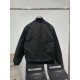 320 New PRADA  Prada 23SS fall new aviator jacket baseball cotton clothing men and women with the same paragraph!The official website is synchronized with the sale of the classic metal triangle label   custom Puja button