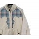 440 Ma1son Marg1ela Mickey Check Patchwork Jacket CoatSIZE SMLXL