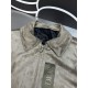 p500 Dior Dior Zipper Short JacketThis collegiate-inspired zipped short jacket combines different materials, colors and textures to create a contrasting silhouette. Crafted from brown cowhide leather, the tech-fabric sle