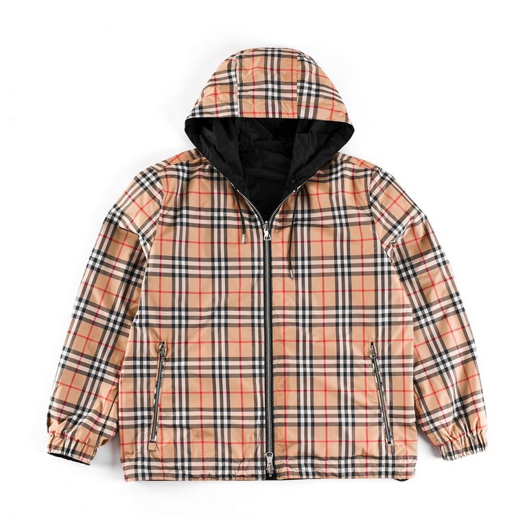 325BurberryBurberry Classic Small Check Reversible Jacket CoatSize XS-L