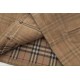 P385 burerry 2023 FW fall and winter newKhaki color lapel long sleeve jacketCustomized corduroy check fabricClassic khaki plaid design insideMetal zipper closureSymmetrical flap pockets on front chestStraight fitSize S M