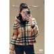 385 Burberry Burberry Check Teddy Bear Lamb Wool Hooded JacketSIZE XSSML